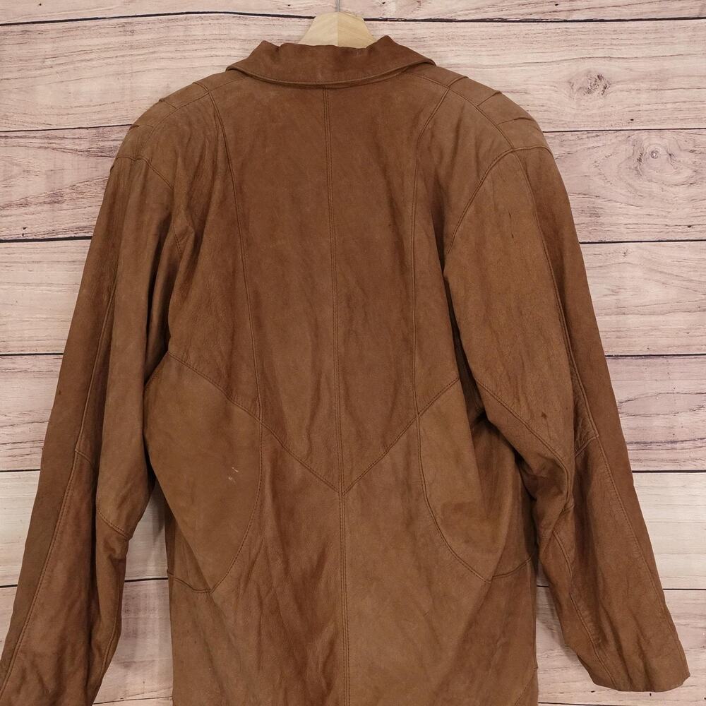 Wilsons Adventure Bound Originals Coat Womens PXS Brown Suede Leather Thinsulate - Picture 6 of 16